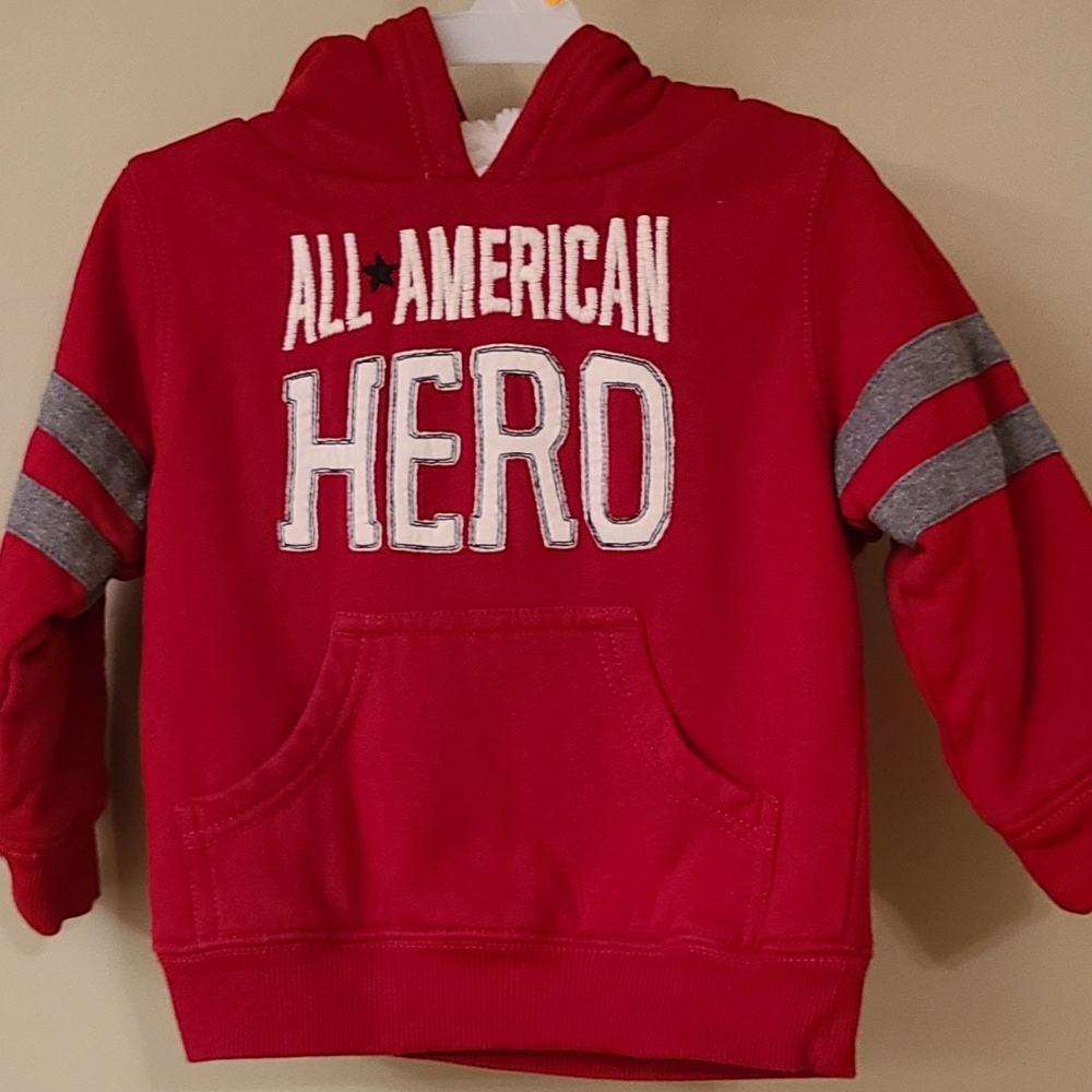 "All American Hero" pullover hoodie